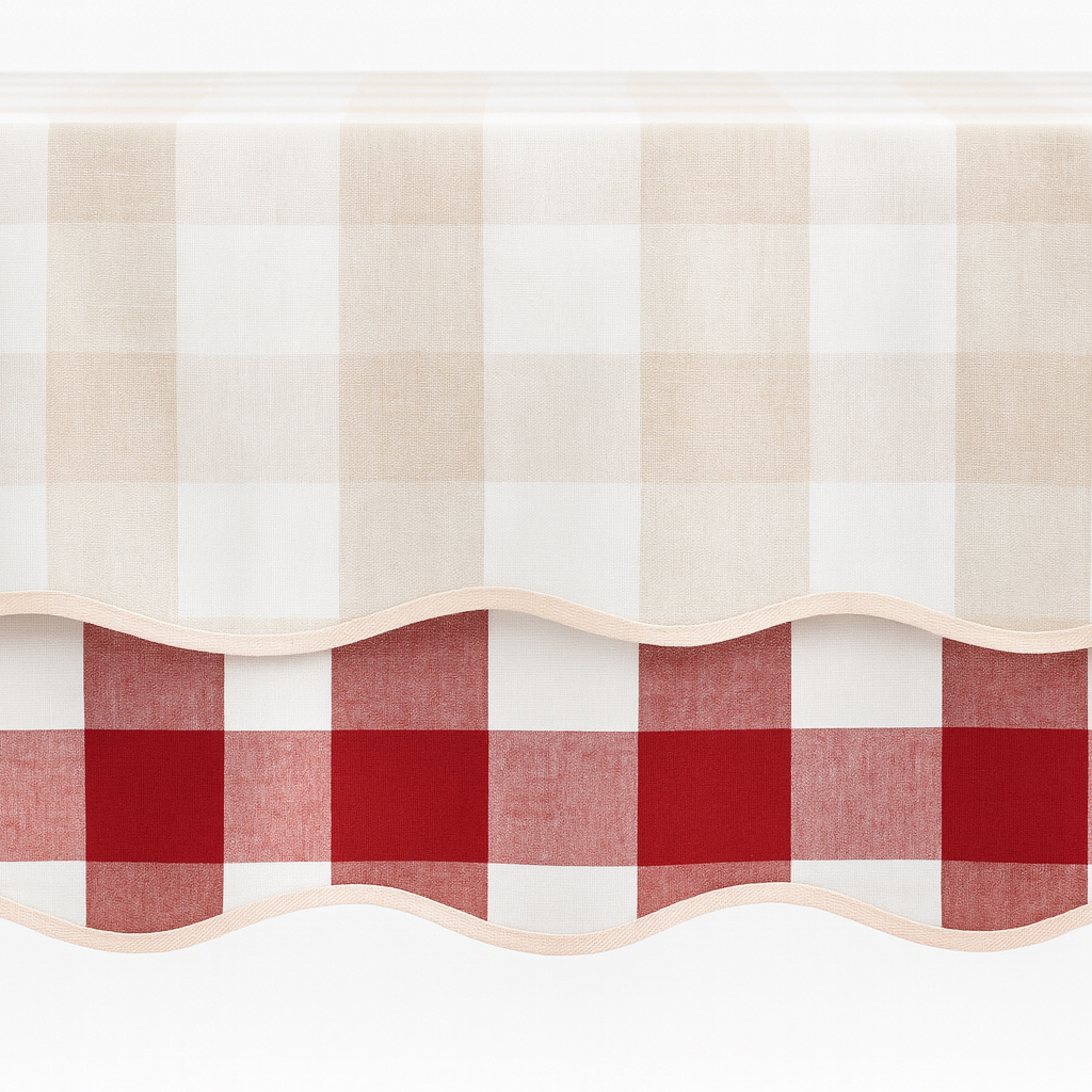 Giardino Reversible Tablecloth in Rosso/Rosa